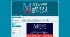 Desktop Screenshot of accademiamusicaleancona.org